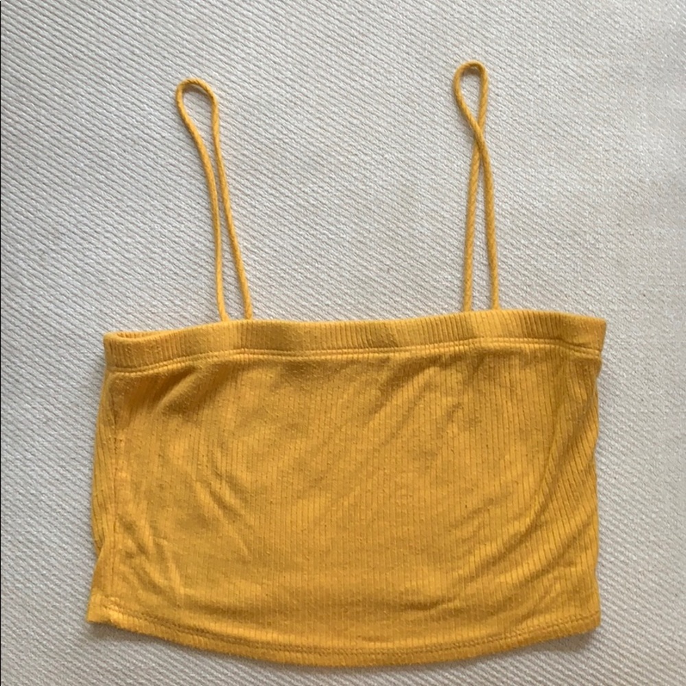 Yellow Crop Top